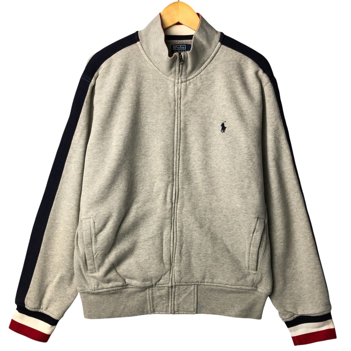 古着 ラルフローレン Ralph Lauren POLO by フルジップスウェットシャツ トレーナー メンズXL相当|eaa 596065