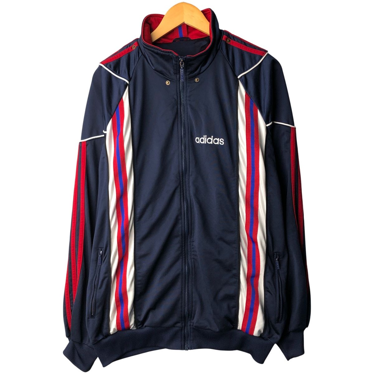 アディダス adidas トレフォイルロゴ トラックジャケット ブルゾン XS 