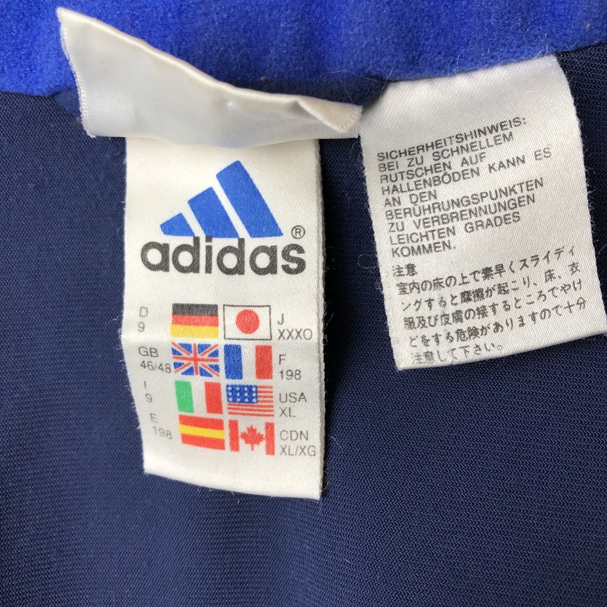 古着 90年代 アディダス adidas ベロアジャージ トラックジャケット