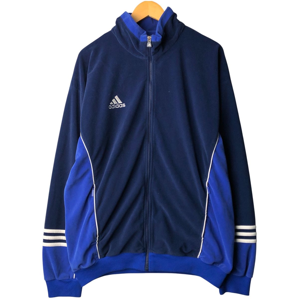 古着 90年代 アディダス adidas ベロアジャージ トラックジャケット