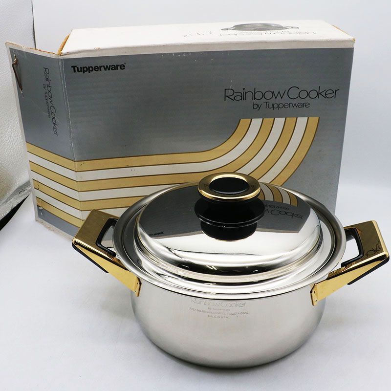 未使用 タッパーウェア レインボークッカー 19cm 深鍋 MR7-12-66