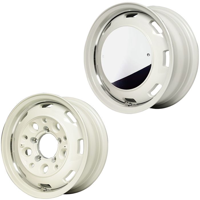 ホイール4本セット 16インチ 6 J 5 H 139 7 GARCIA CISCO MOON イングリッシュホワイト リムヴァーレイポリッシュ