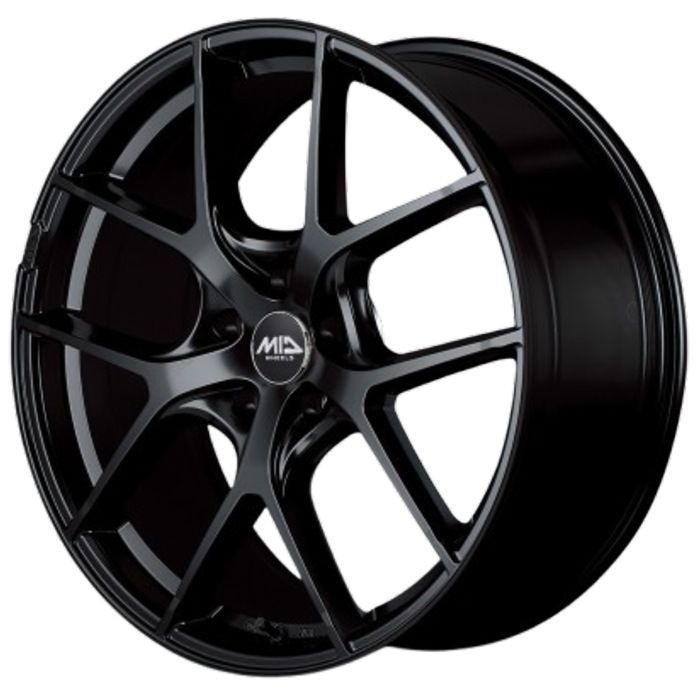 ホイール4本セット 17インチ 7 J 40 5 H 114 3 トヨタ ボルト用14 R球面 Lefinada MOTION 4 グロスブラック