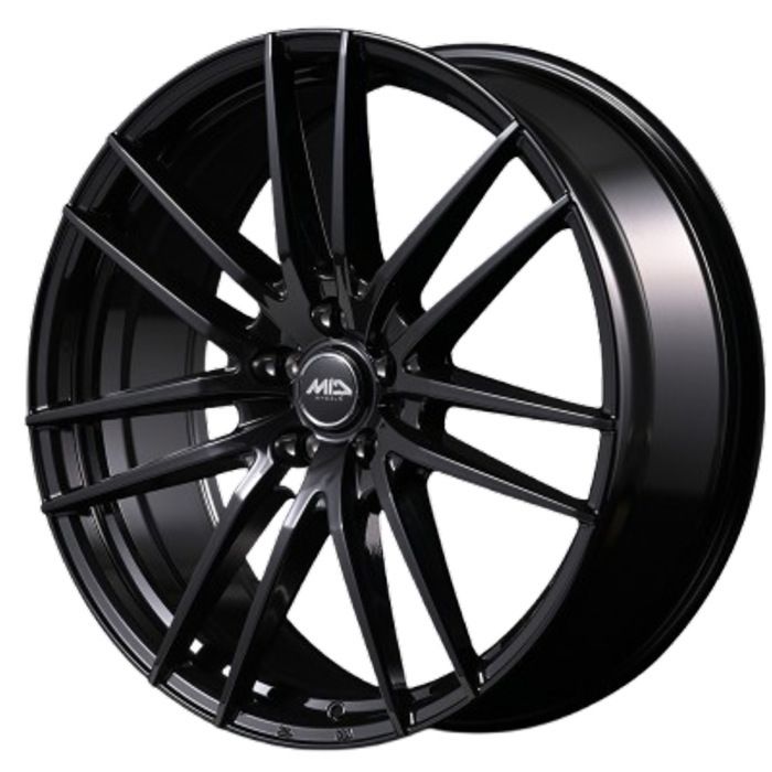 ホイール4本セット 17インチ 7 J 40 5 H 114 3 トヨタ ボルト用14 R球面 Lefinada MOTION グロスブラック