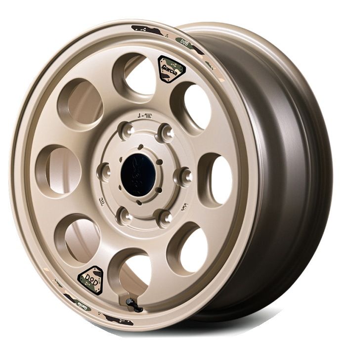 ホイール4本セット 16インチ 6 5 J 38 H 139 7 MID DOD ウシャリン セミグロスサンドベージュ