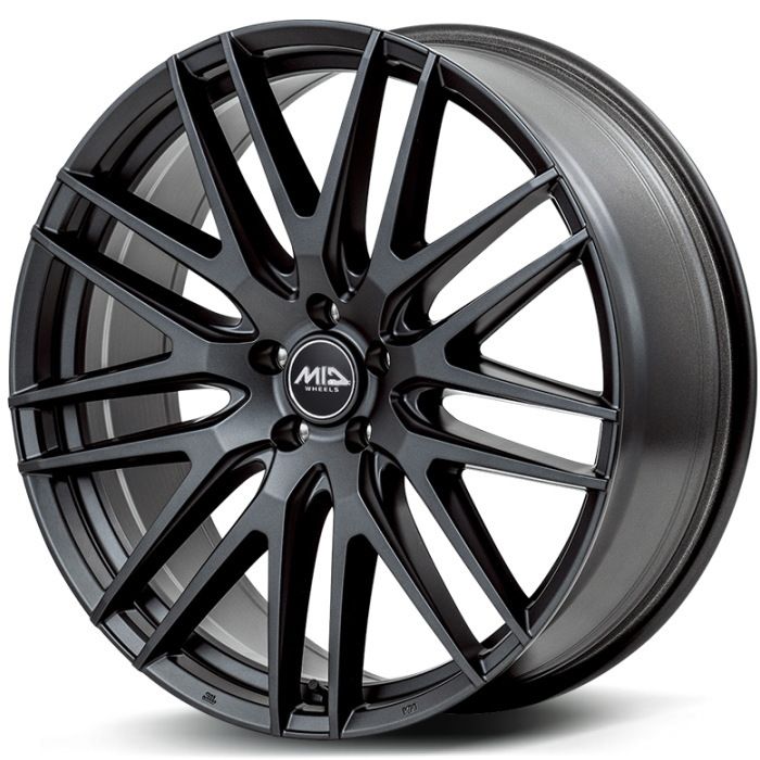 ホイール4本セット 17インチ 7 J 48 5 H 114 3 MID 029 F セミグロスガンメタ