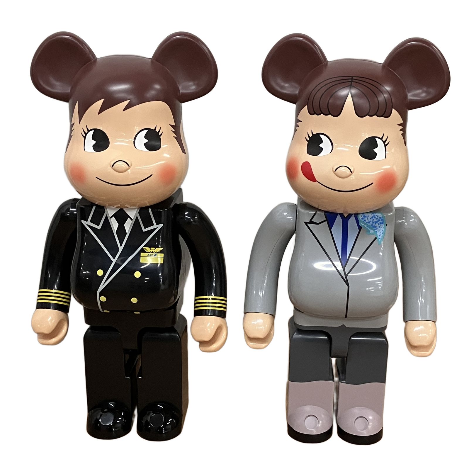 メディコム トイ CAPTAIN ポコちゃん&CA10代目 ペコちゃん 2体セット