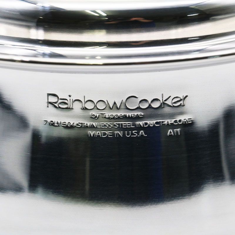 新古品 タッパーウェア レインボークッカー 19cm 深鍋 MR7-12-69