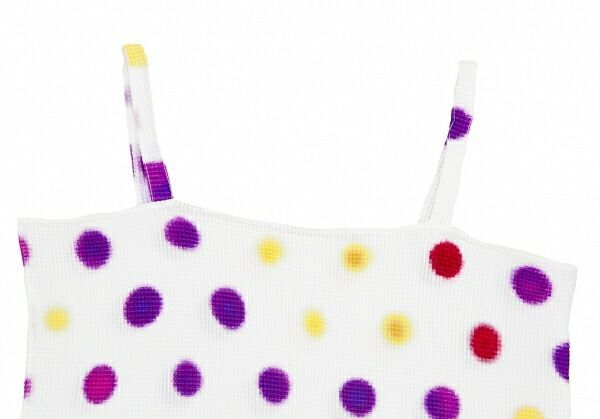 イッセイミヤケISSEY MIYAKE PLEATS ショップ (T.) ぼかしマルチドット