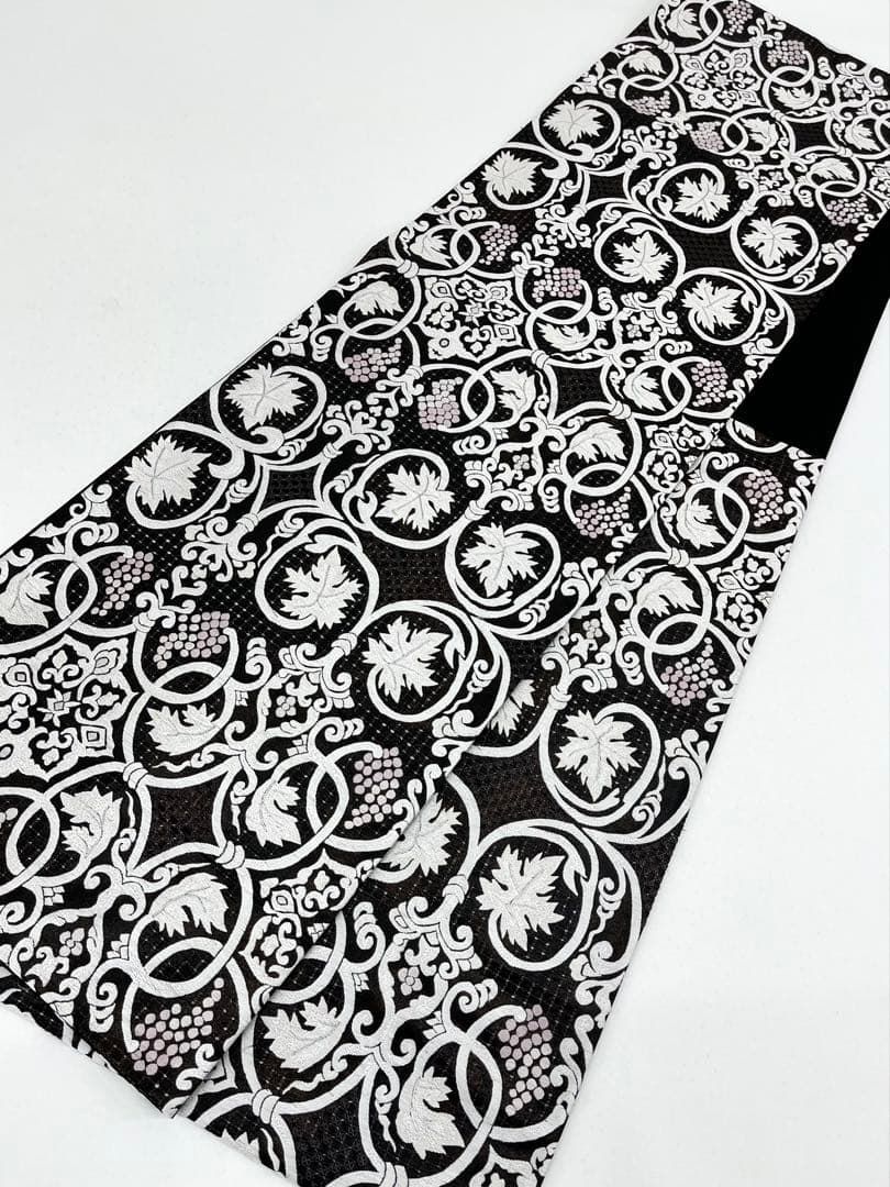 汕頭 蘇州 刺繍 袋帯 正絹 特選 蘇州刺繍 汕頭刺繍 袋帯 葡萄 正絹 六通 D212 - メルカリ