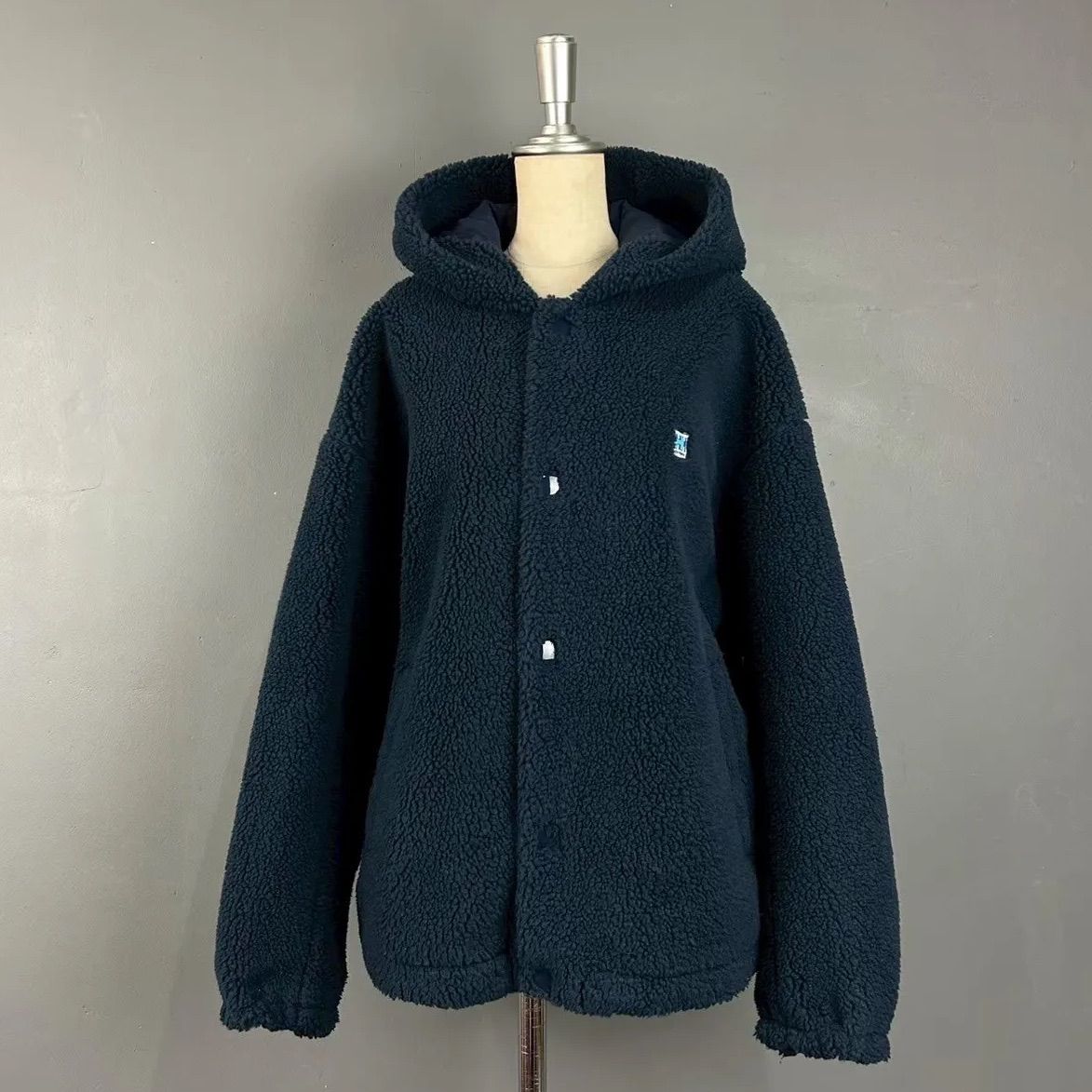 ヘリーハンセン ボアフリースジャケット 紺 HELLY HANSEN (ヘリー 