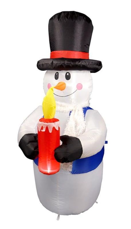 エアーディスプレイ キャンドルスノーマン H 156 cm