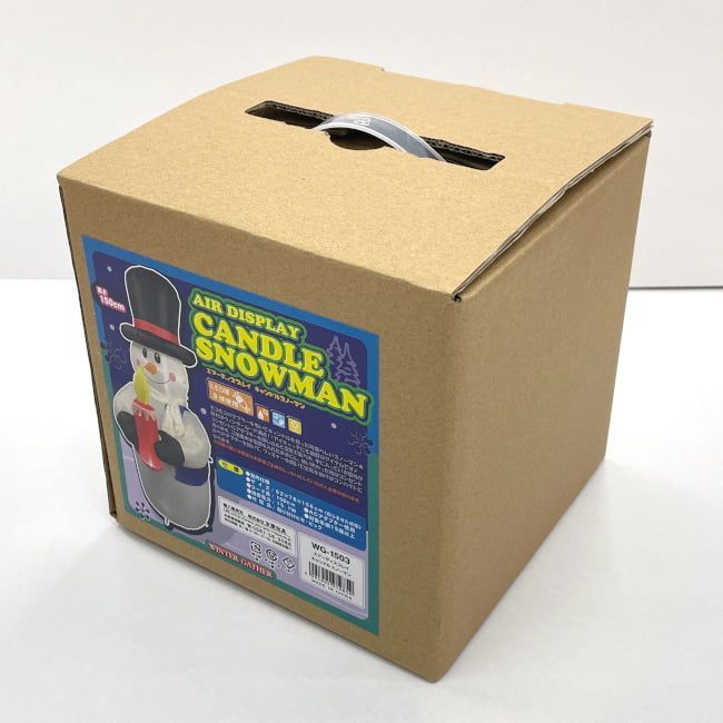 エアーディスプレイ キャンドルスノーマン H 156 cm