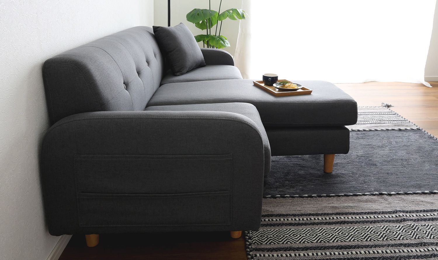 ソファ カバーリング