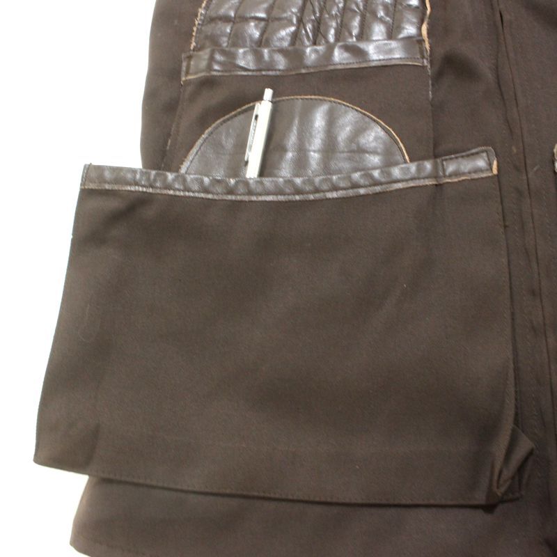 80s USA製 vintage ボブアレン BOB ALLEN レザー切り替え ハンティング