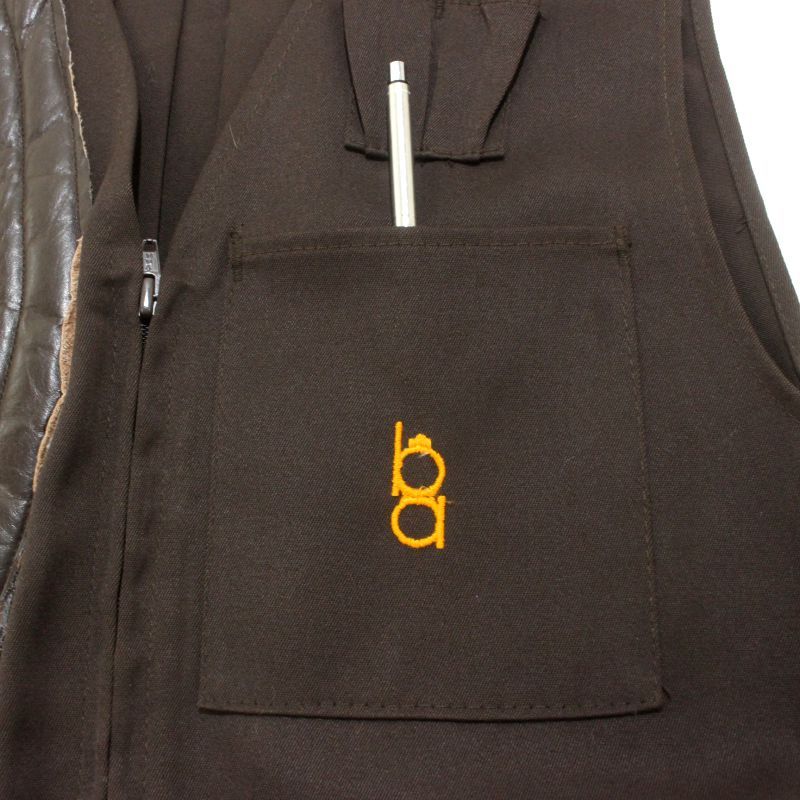 80s USA製 vintage ボブアレン BOB ALLEN レザー切り替え ハンティング