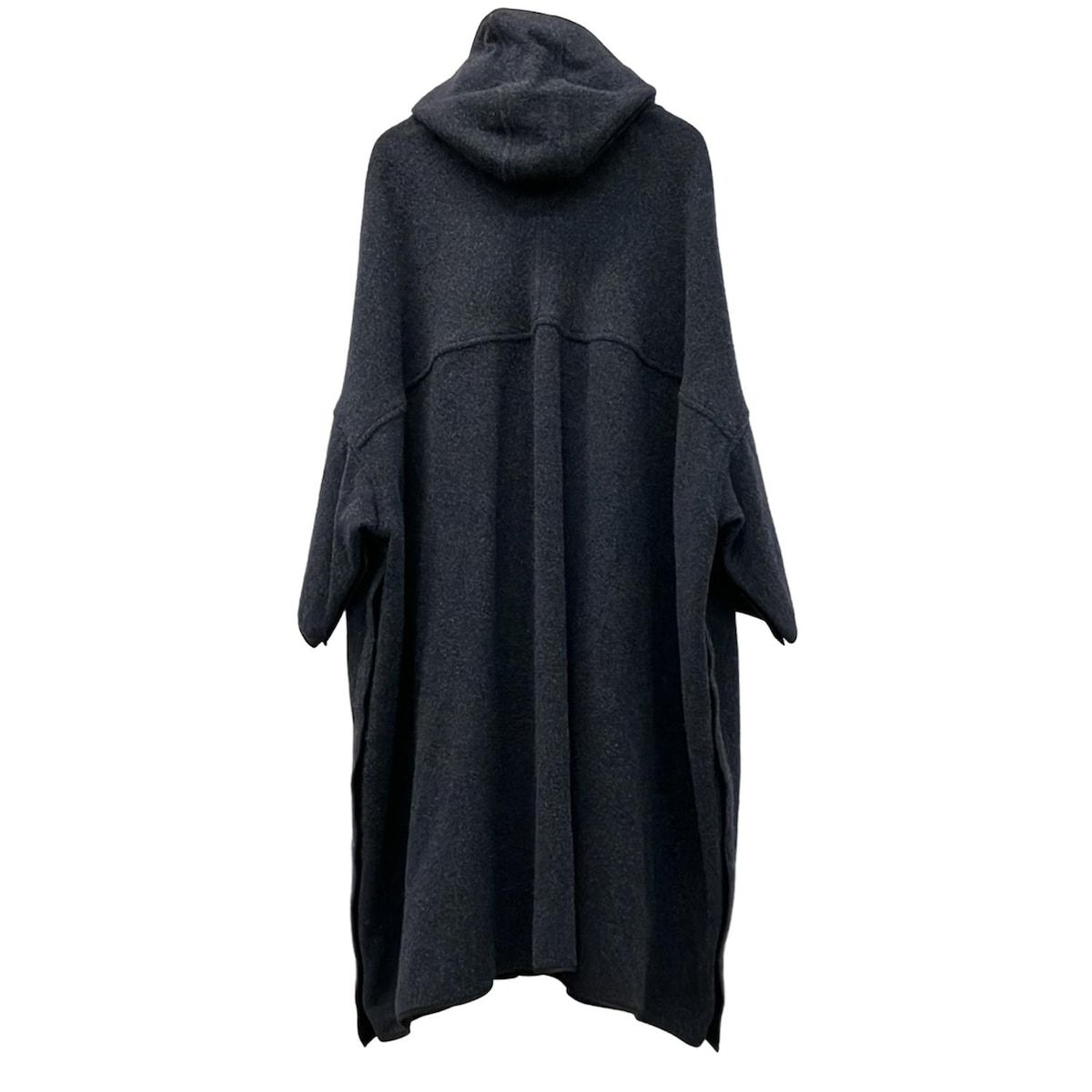 unfil アンフィル ポンチョ サイズ1 S レディース - ダークネイビー×黒 秋 冬