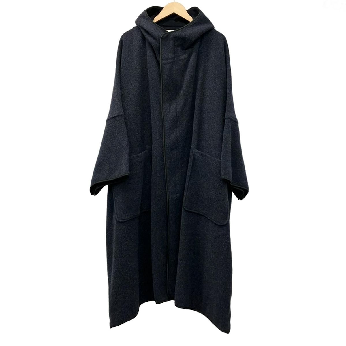 unfil アンフィル ポンチョ サイズ1 S レディース - ダークネイビー×黒 秋|冬