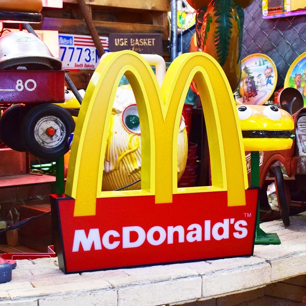 マクドナルド】電飾 看板 McDonald アメリカン雑貨 ガレージ