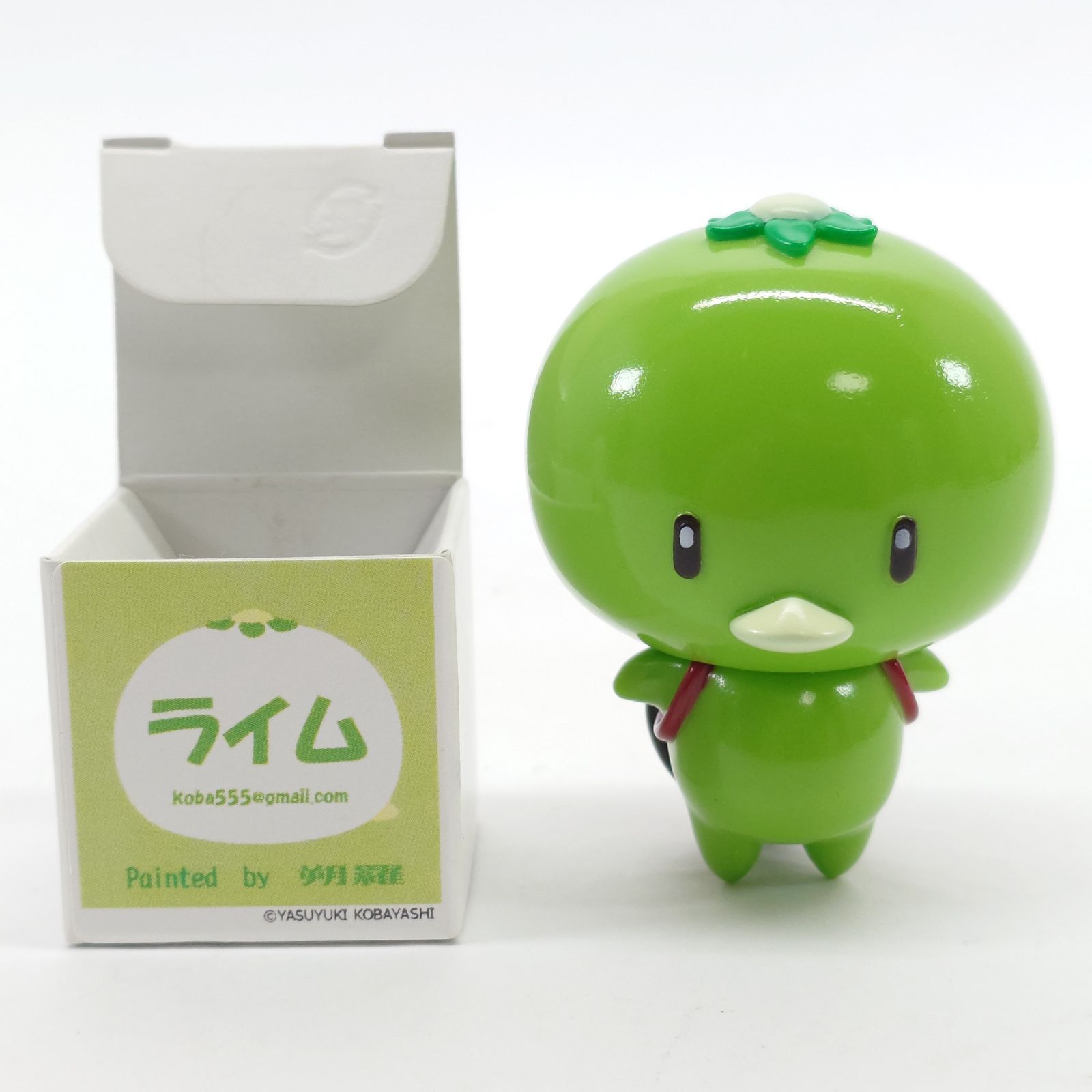 YASUYUKI KOBAYASHI みかんかっぱ 白成型 ライムかっぱ ソフビ 2点