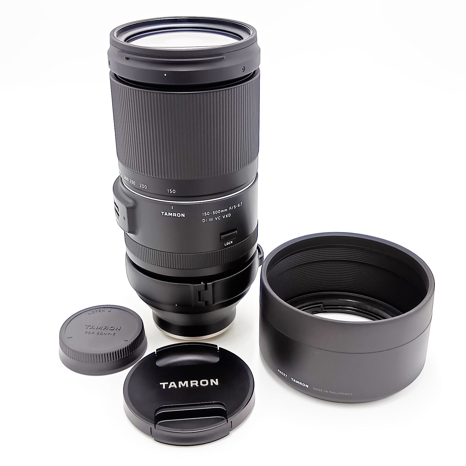 TAMRON 150 500 mm F 5 6 7 Di III VC VXD Model A 057 ソニー E マウント用 Serial 042735