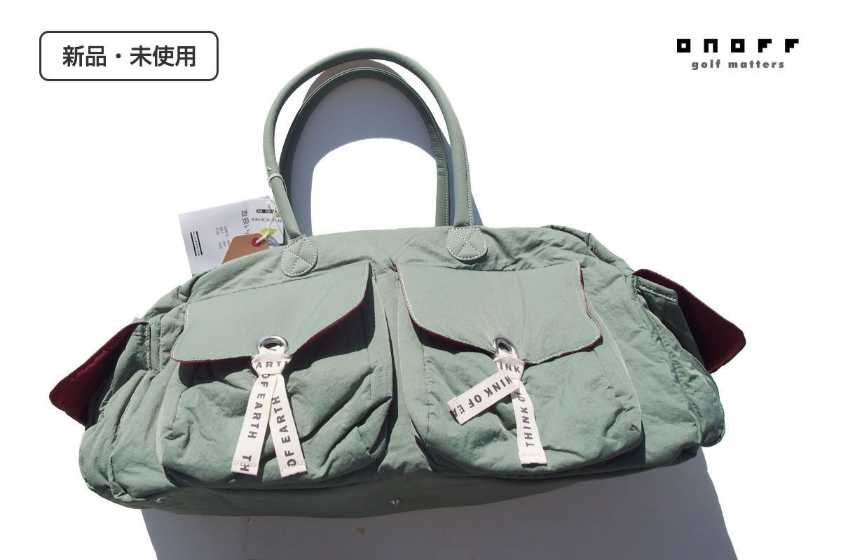 新品｜未使用｜オノフ｜ONOFF｜ボストンバッグ｜OV0722｜グリーン