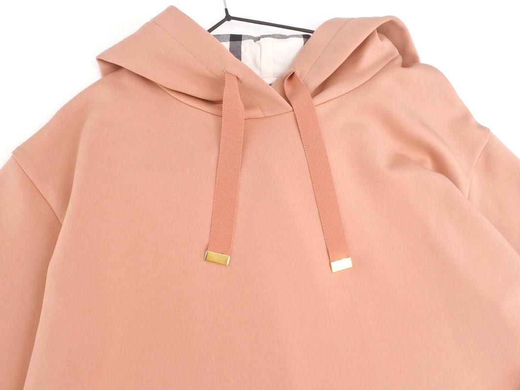 BLUE LABEL ブルーレーベル クレストブリッジ ロング パーカー ワンピース size 38 ピンク レディース