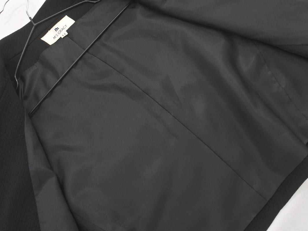 M S GRACY エムズグレイシー ショート丈 ジャケット size11/黒