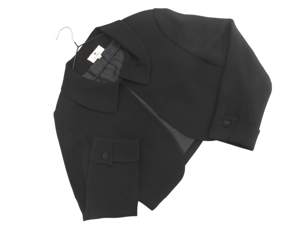 M S GRACY エムズグレイシー ショート丈 ジャケット size11/黒