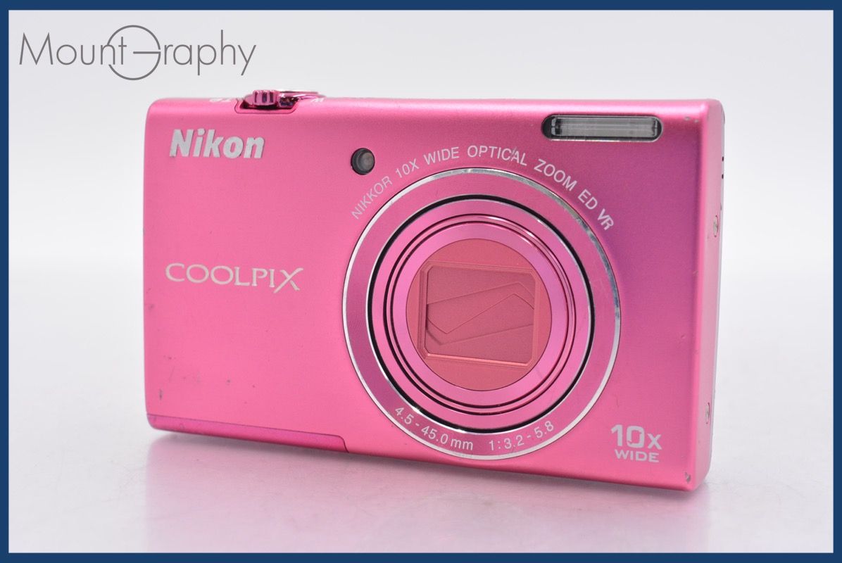 デジタルカメラ Nikon COOLPIX S6200 Pink 中古】Nikon ニコン COOLPIX S6200 チェリーピンク コンパクトデジタル