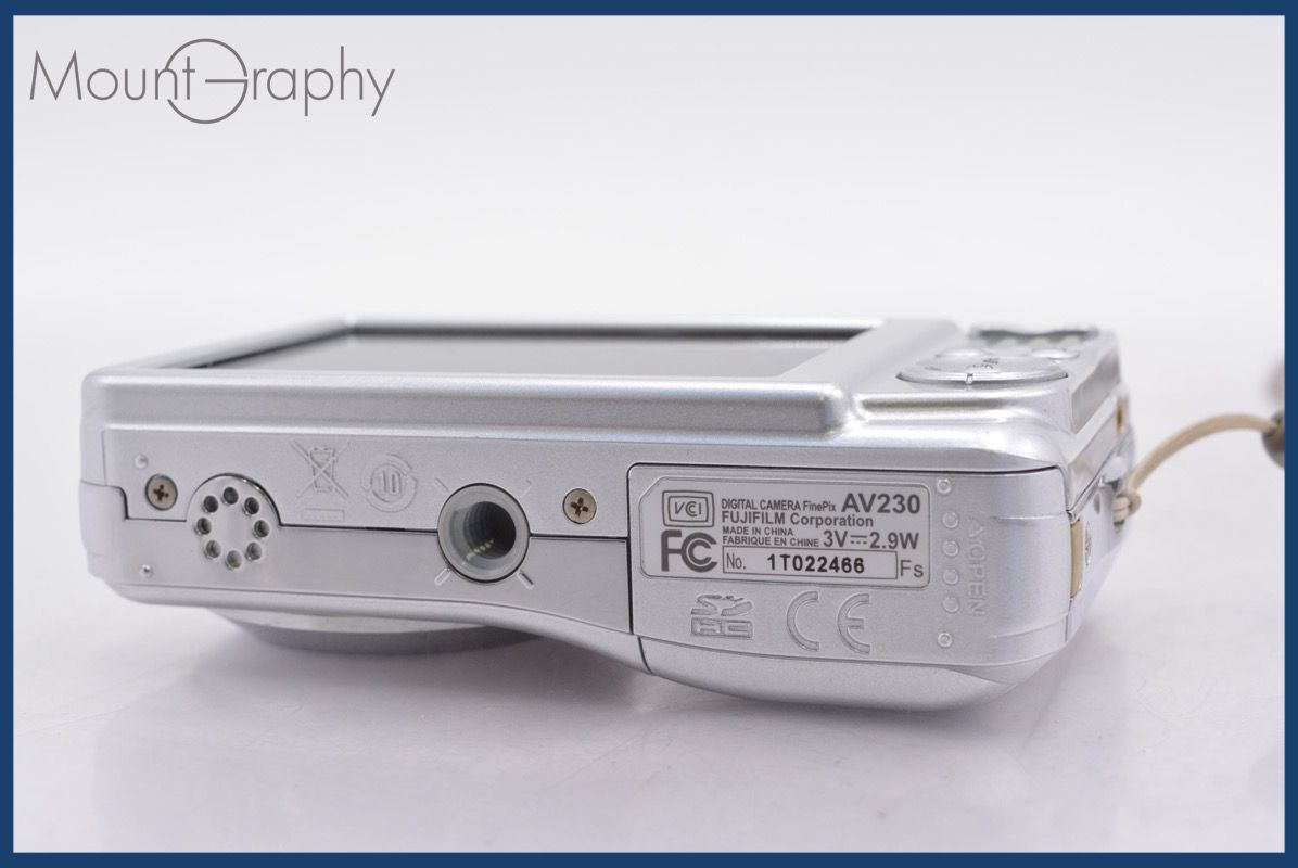 FUJIFILM 富士フイルム Finepix AV230 シルバー 単3電池駆動 #360