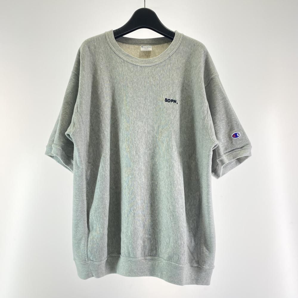 SOPH.×Champion REVERSE WEAVE BASIC S|S SWEAT サイズL グレー ソフネット チャンピオン 17