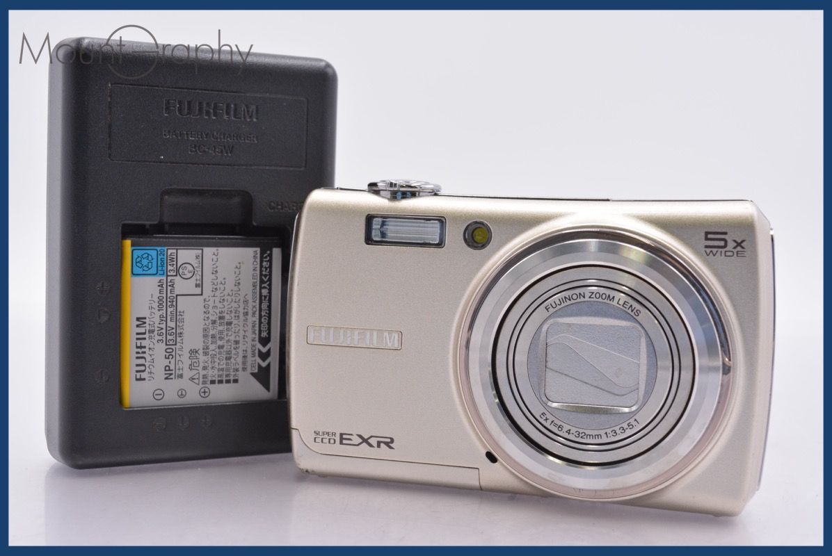 富士フィルム FUJIFILM FinePix F200EXR 5x バッテリー、充電器付属