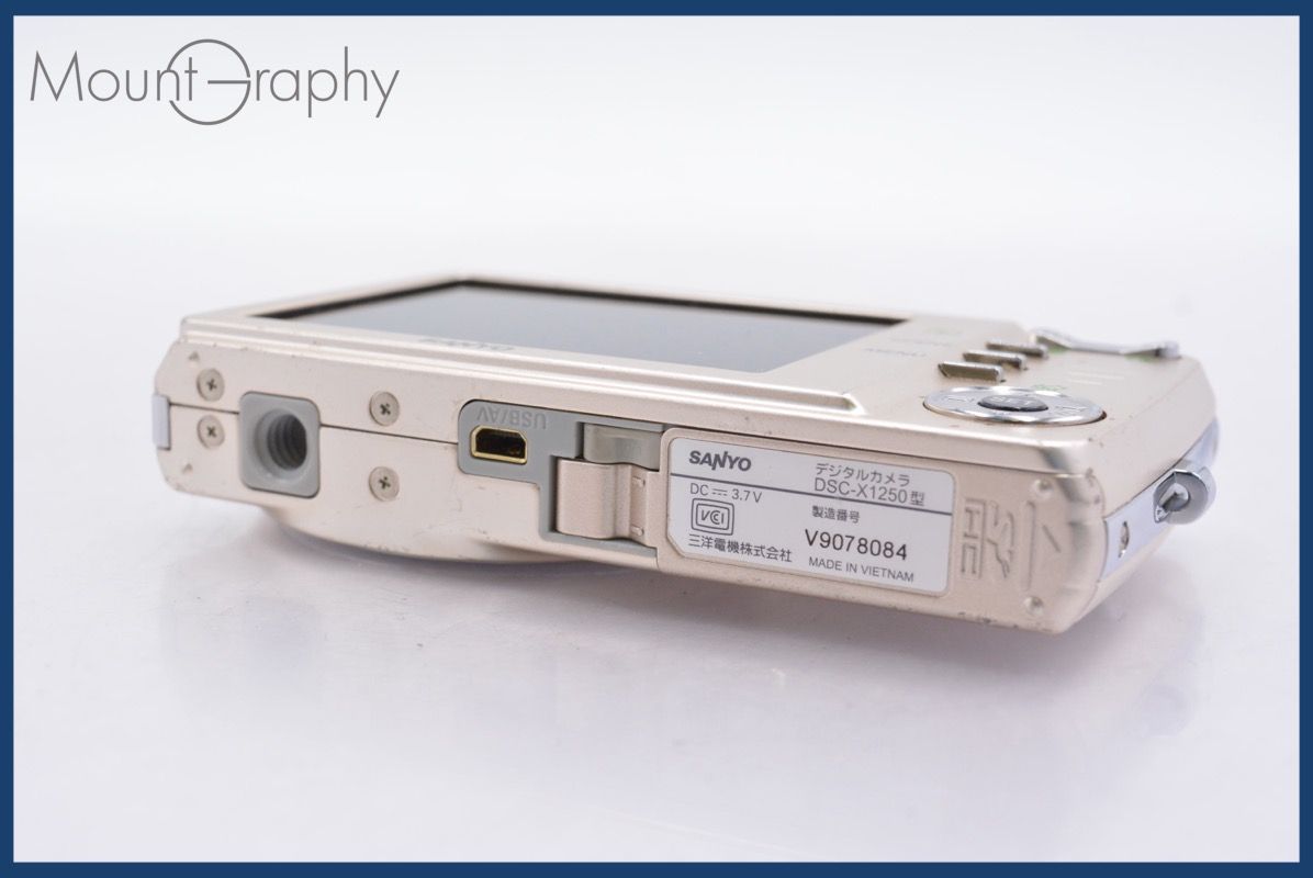 カメラ サンヨー Sanyo DSC-X1250 3x バッテリー付属 ☆完動☆同梱無料