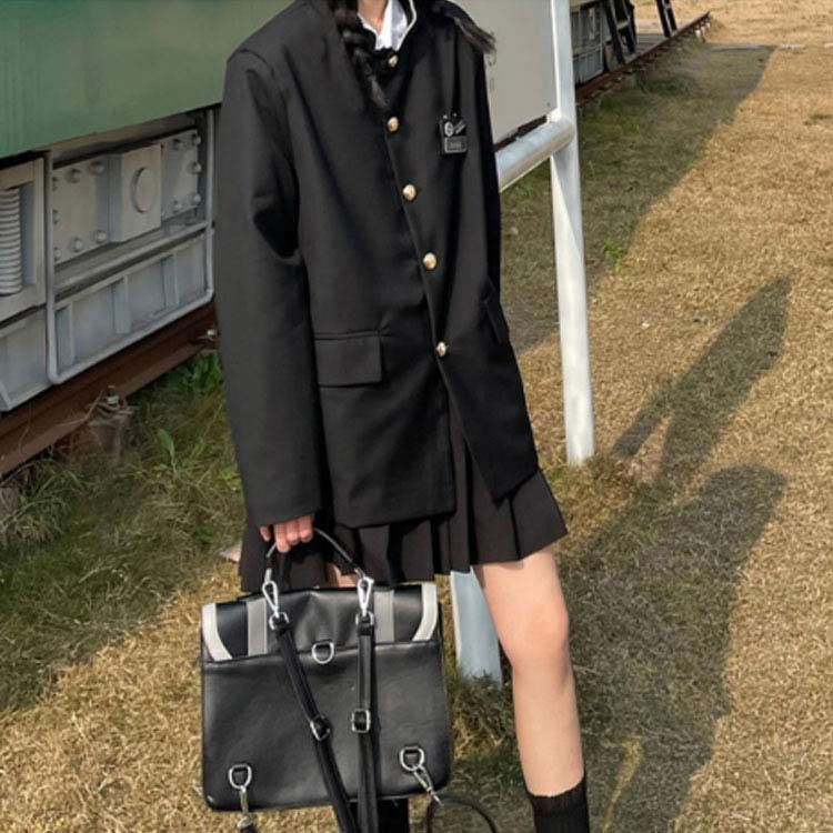 女子＆男子スクール制服 ブレザー 学ラン フォーマルスーツ 入学式スーツ 4点セット 無地 春秋冬 ブレザー 学生服 jk 男子高生 詰襟 女子高生 中学生 スクールスーツ 学生制服 高校生制服 入