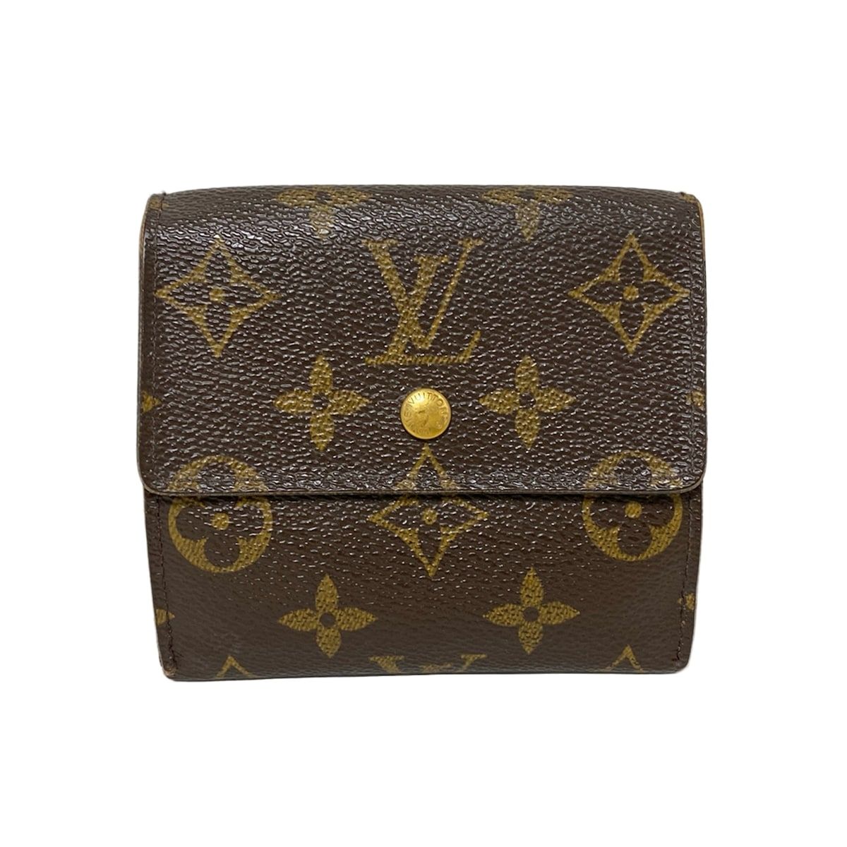 LOUIS VUITTON(ルイヴィトン) Wホック財布 モノグラム ポルトモネビエ
