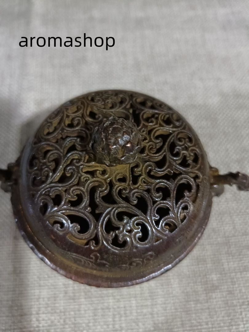 銅器 三足鼎 チ首竜双耳香炉 焼香炉 香道具 茶道具 装飾品 工芸品 置物