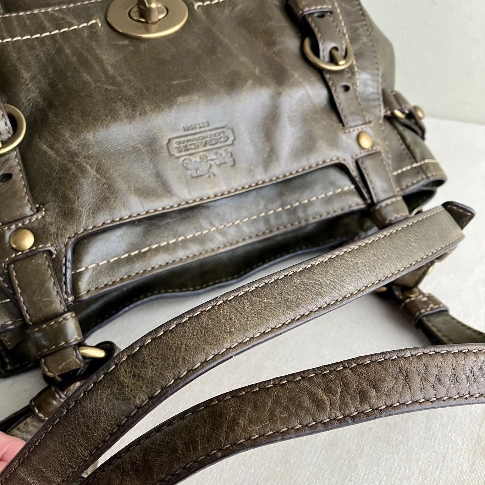 Y2K Coach Legacy 65th Anniversary Limited Edition Garcia Olive 