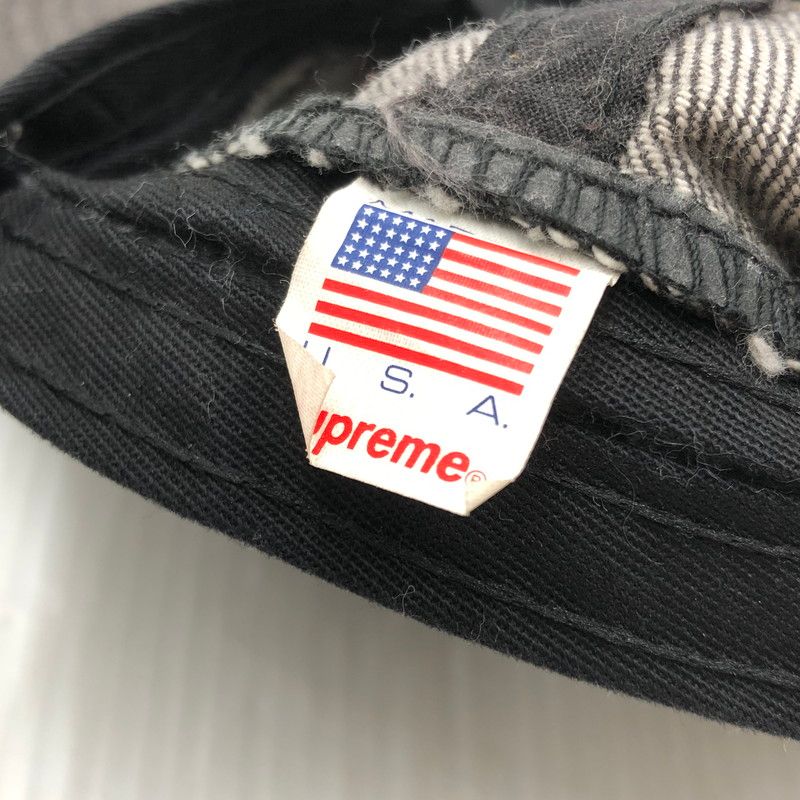中古品】Supreme シュプリーム 17SS WASHED DENIM S LOGO CAP