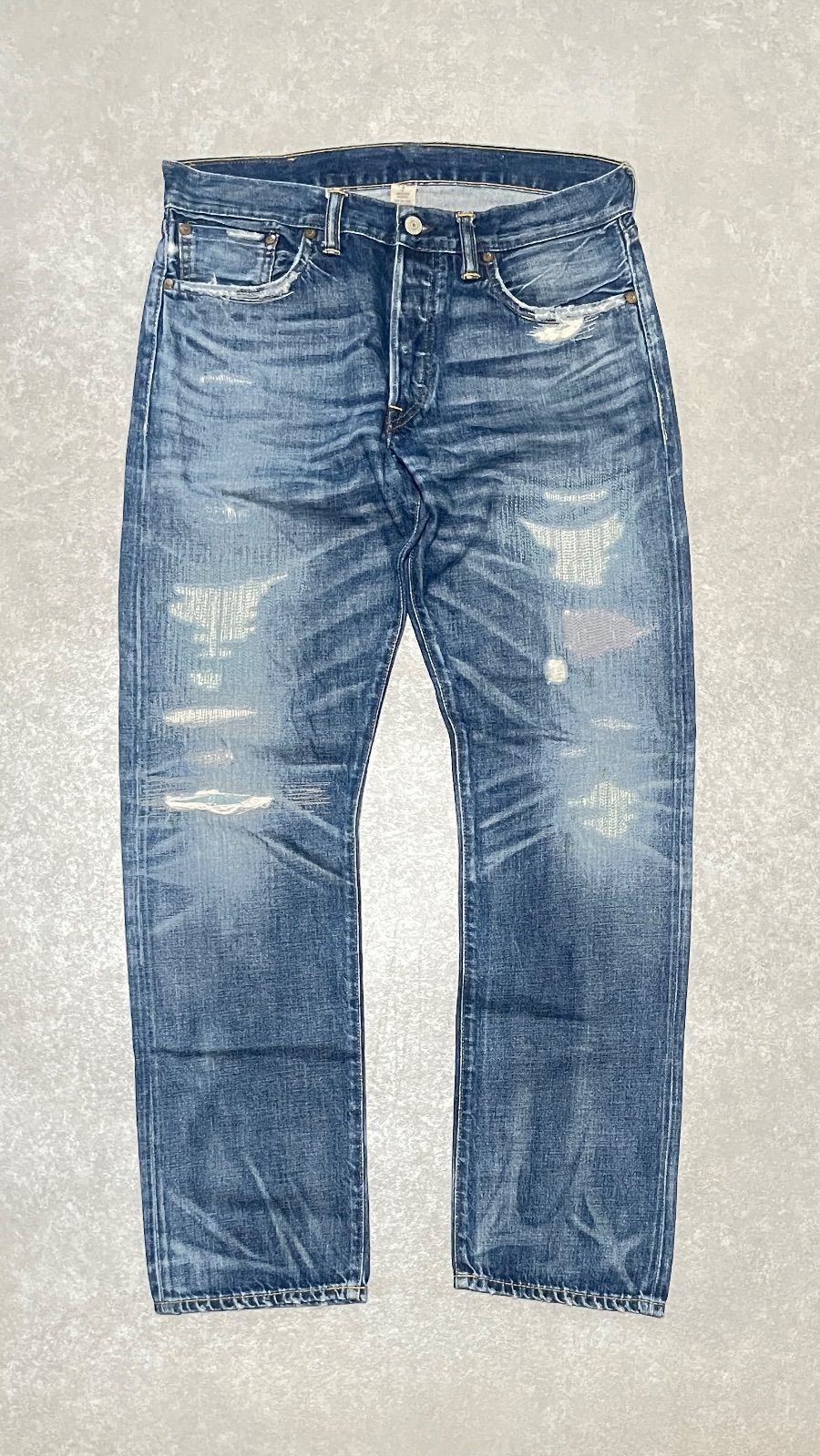 レア ジョニーデップ 来日着用 RRL ラルフローレン ダメージリペア