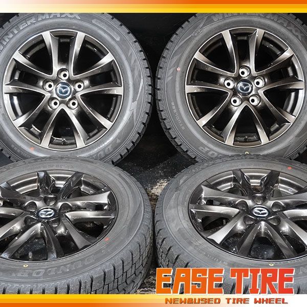 22年製 バリ山 ダンロップ WINTER MAXX WM02 / マツダ 純正 【 205