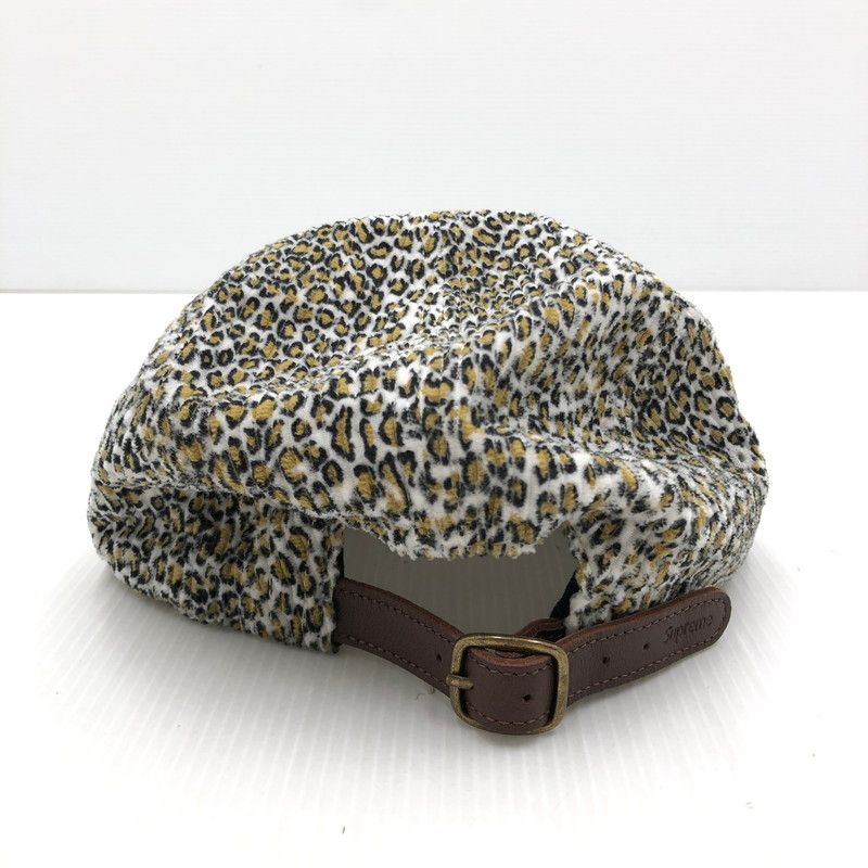 中古品】Supreme シュプリーム CORDUROY CAMP CAP LEOPARD