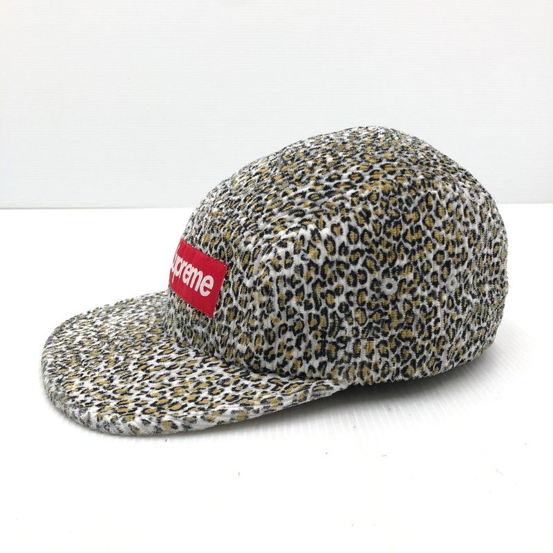 シュプリーム レオパード コーデュロイ キャンプキャップ 中古品】Supreme シュプリーム CORDUROY CAMP CAP LEOPARD