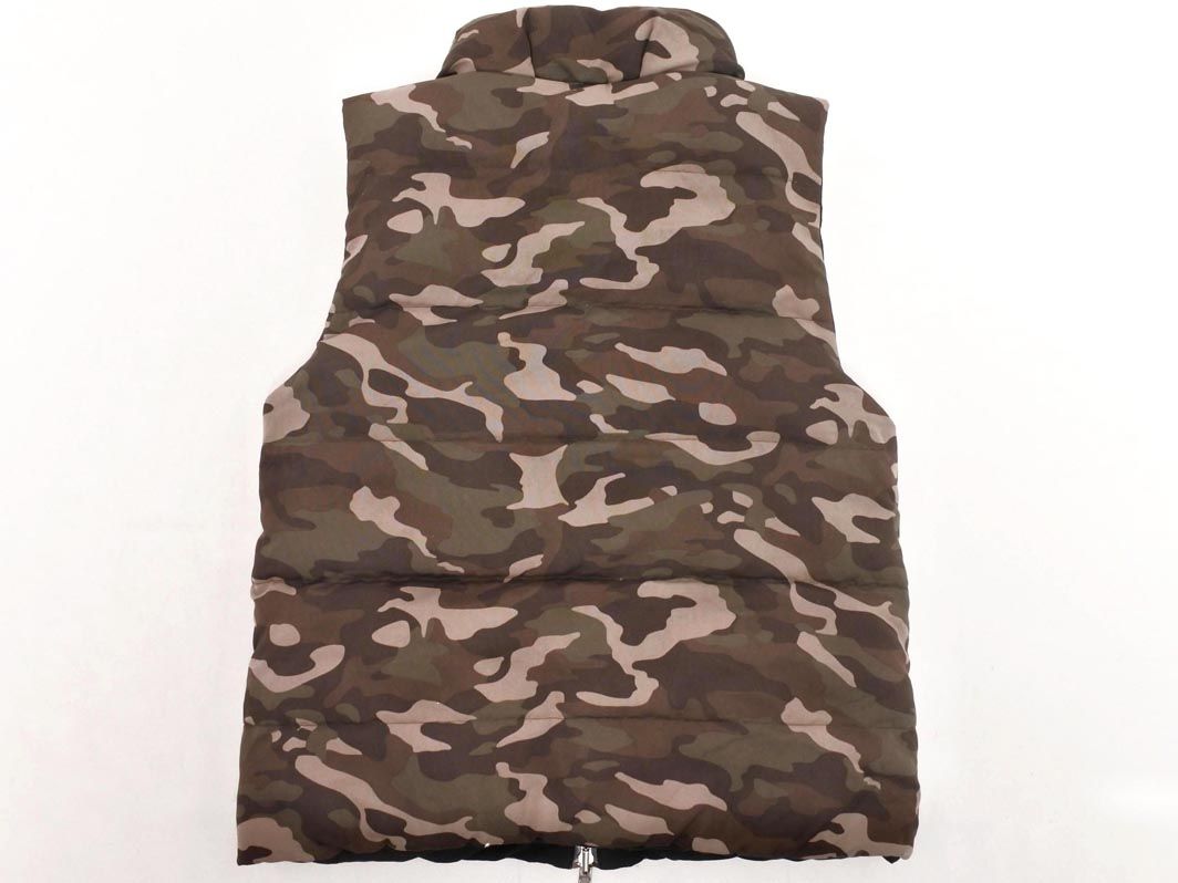 niko and ニコ アンド 迷彩 リバーシブル ダウンベスト sizeM/黒