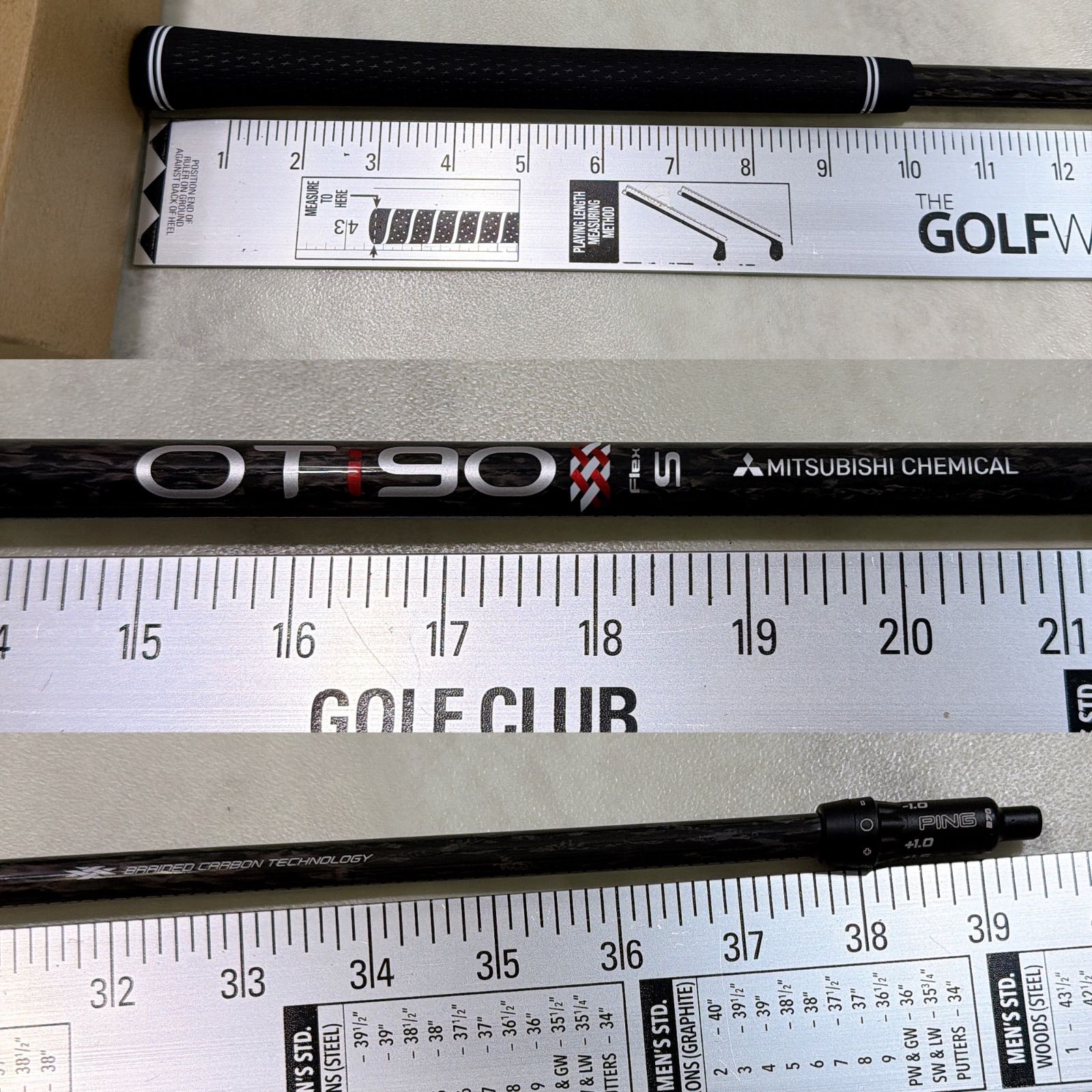 新品グリップ 良品 PINGスリーブ UT用 OTi90 フレックスS - メルカリ