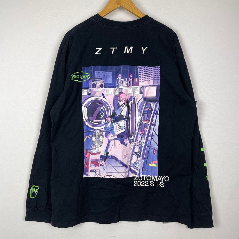 ずっと真夜中でいいのに。Lサイズ　Tシャツ【初期生産】 中古品】 ずっと真夜中でいいのに。 ライブTシャツ 2022 Black Lサイズ