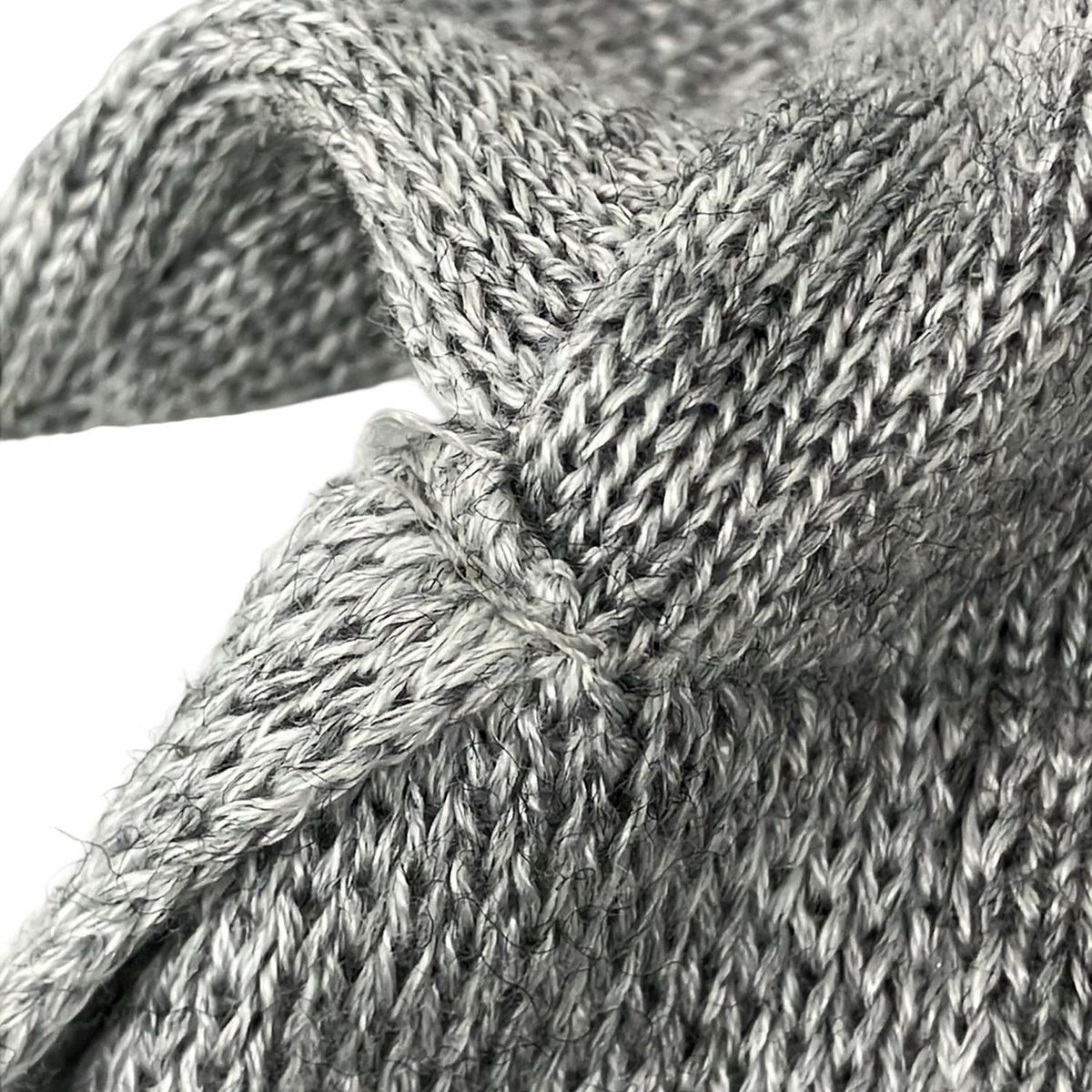 美品◎Rene ルネ◎ハート？リップ？刺繍ニット/36グレー Rene(ルネ) 長袖セーター サイズ36 S レディース美品 - グレー