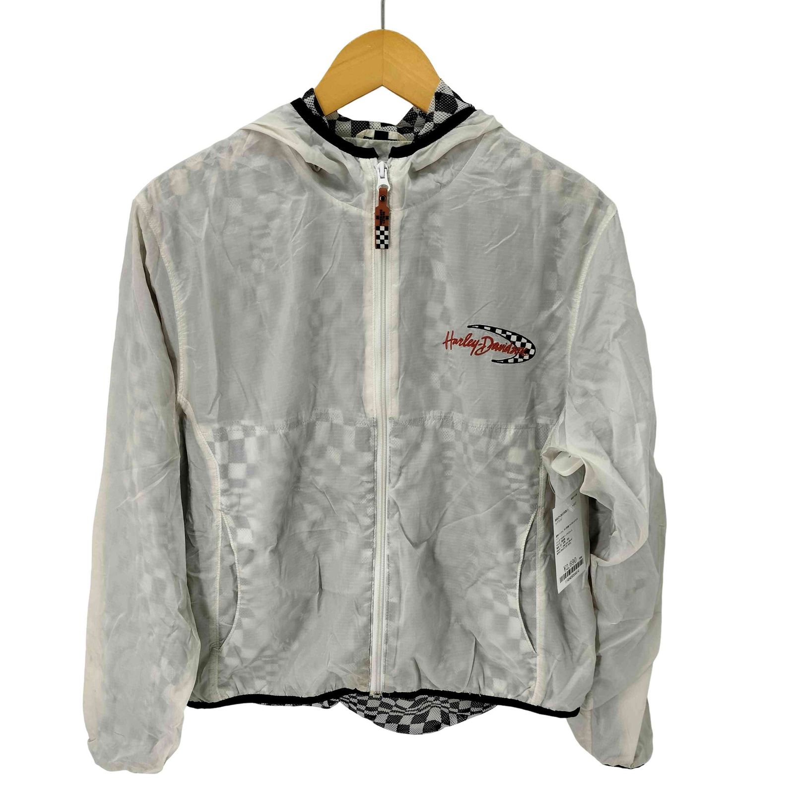 Harley-Davidson ハーレーダビッドソン ナイロンジャケット 刺繍 ハーレーダビッドソン HARLEY-DAVIDSON 裏地メッシュ ロゴ刺繍