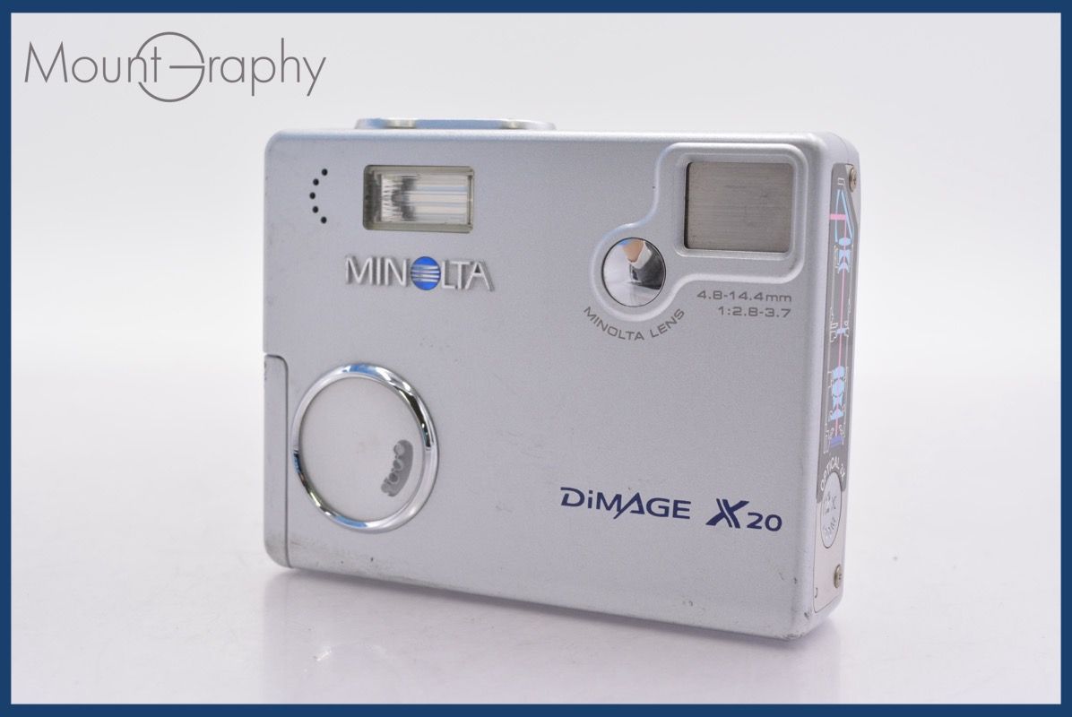 ミノルタ MINOLTA DiMAGE X20 単三電池仕様 ☆完動☆同梱無料 #yk5624