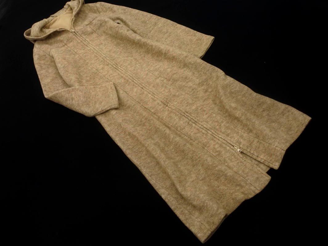 TSUMORI CHISATO　ミックスウール　ニットコート TSUMORI CHISATO ツモリチサト ウール混 ジップアップ フーディー